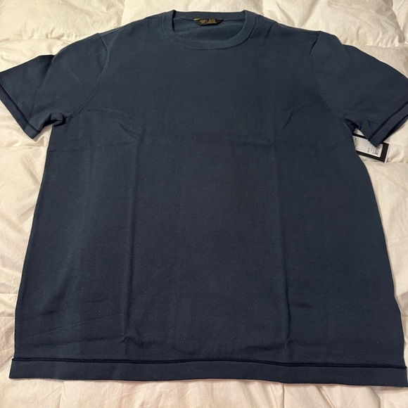 RHONE Blue Compass Knit Tee - NWT - Size XL Performance Apparel - Picture 4 of 10